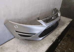 Zderzak przód przedni ford mondeo MK.4 4 iv lift fl 66 srebrny halogeny 3