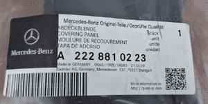 Mercedes-Benz W222 Osłona / Nakladka A2228810223 1