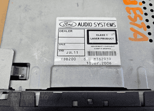 Ford Fiesta MK6 radio radioodtwarzacz CD 6000 2