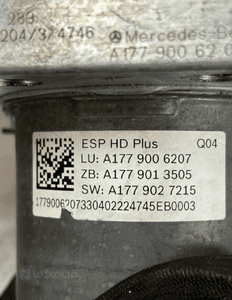 POMPA ABS MERCEDES A-KLASA W177 A1779006207 ORG FV 2