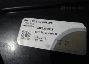 Lampa prawa  PRZÓD TESLA S LIFT FULL LED 105357500E 12
