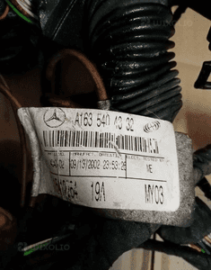 Wiązka podszybia ściany grodziowej Mercedes ML W163 4.0 A1635404332 4