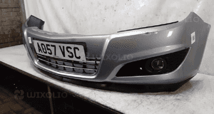 Zderzak przód przedni do opel astra h 3 iii lift fl halogeny szary Z163 4
