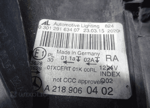 MERCEDES prawa FULL LED a2189060402 cls 9