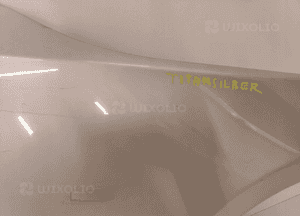 Bmw 5 E60 E61 03-10 błotnik prawy przód titansilber 5