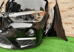 Maska błotniki zderzak x line lampy led pas chłodnice bmw X1 F48 668 2