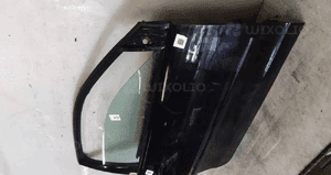 Drzwi przód przednie prawe vw volkswagen polo 9N3 lift fl LC9Z czarne 3D 3 drzwi hb 3