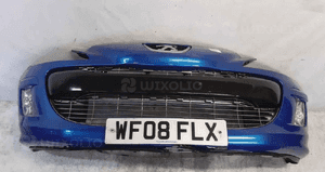 Zderzak przód przedni do peugeot 308 halogeny kmf kmfd niebieski 1