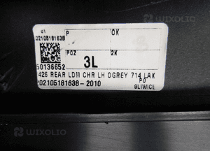 Volvo XC60 2 listwa drzwi lewy tył lewa tylna grey 10