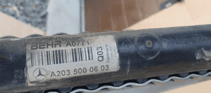 Chłodnica wody płynu Mercedes W209 1.8 Kompresor A2035000603 6