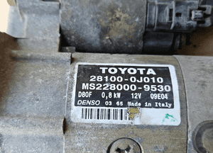 Toyota Yaris I 1 1.0 VVTI rozrusznik  28100-0J010   23030 6