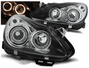 REFLEKTORY LAMPY OPEL CORSA D od 2006 do 2011 Roku RINGI DEPO BLACK 2
