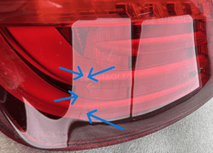 Lampa lewy tyl bmw 5 F10 sedan org fv 4