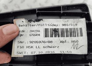Bmw F11 F10 schowek pasażera deski 9205976 3