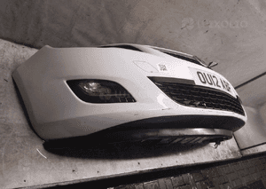Zderzak przód przedni do opel astra j 4 iv biały Z40R  halogeny 3
