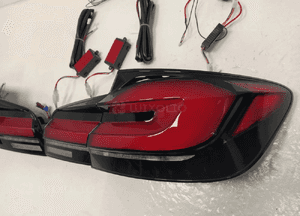 Bmw 5 seria F10 F18 M5 sedan lampy tył tylne G30 look dynamiczne kierunki oled nowe 8