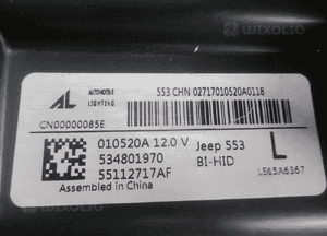 Lampa przednia przód lewa jeep compass ii bi-xenon P55112717AF 55112717AF 2016-2020 28