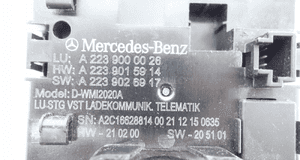 Mercedes s-klasa W223 2020- moduł ładowarka indukcyjna A2239000026 5