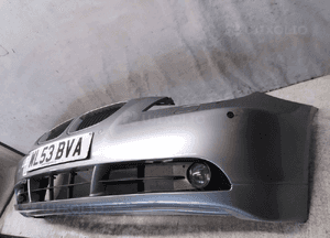 Zderzak przód przedni bmw E60 E61 seria 5 silbergrau szary pdc czujniki spryskiwacze lamp xenon halogeny 2