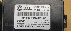 Moduł sterownik hamulca ręcznego Audi A8 D3 4E0907801A 4E0910801C 5
