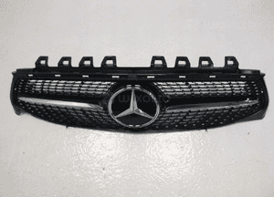 Mercedes cla W118 A118 grill atrapa diament czarny 3