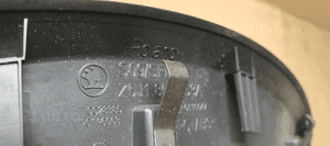 Osłona obudowa kolumny kierowniczej licznika Skoda Roomster 5J1857053A 6