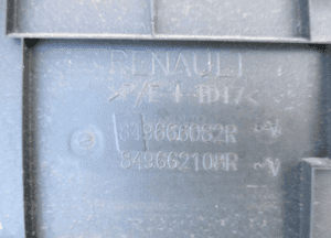 Tapicerka klapy tył renault clio v 2020 5