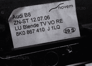 Dekor drzwi prawy przód audi A4 B8 8K0867410J radom 4