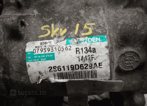 Mazda 2 dy 1.4 sprężarka klimatyzacji 2S6119D629AE 4
