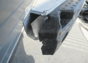 Belka przednia przód zderzaka absorber belka dolna tesla 3 2017 12