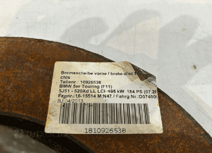 BMW 5 F10 / F11 LCI Tarcza hamulcowa 330mm - 15059 4