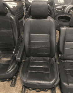 Siedzenia skórzane czarne komplet LAND ROVER DISCOVERY 3 III 5