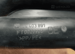 Rura wlot dolot powietrza Opel Corsa C 1.0 1.2 24403891 6