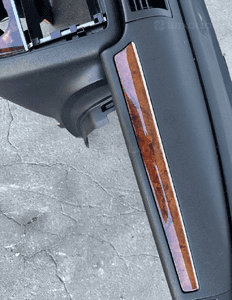 Mercedes R 251 konsola deska kokpit oryginał czarna antracyt kratka dekor panel poduszka air bag 12