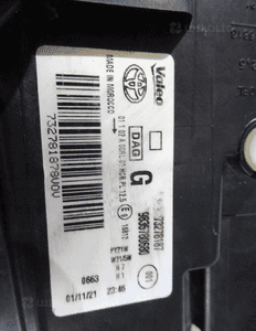 Toyota proace 18- lampa lewa 9835780680 8