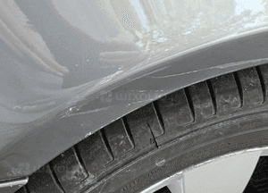 BMW E60 E61 błotnik przód przedni  lewy  A36 Titangrau II 5