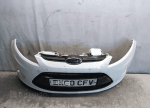 Zderzak przód przedni do ford fiesta MK7 vii H9 biały 1