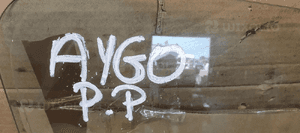 Szyba prawy przód przednia prawa Toyota Aygo AS2 01r 5