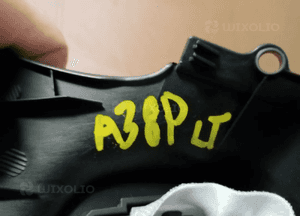 Osłona poszycie słupka lewy tył Audi A3 8P 8P4867287 7