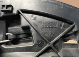 Zamek drzwi prawy przód klamka Opel Corsa C 24434883 6