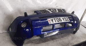 Zderzak przód przedni do nissan x-trail halogeny granatowy granat spryskiwacze lamp xenon 3
