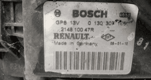 RENAULT LAGUNA III 3.0 DCI 2.0 Turbo chłodnica wody klimatyzacji wentylator  214100056R 5
