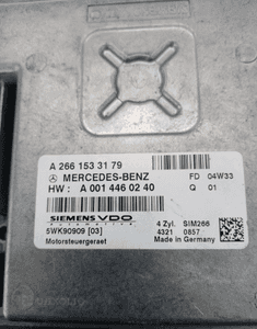 Sterownik Komputer Silnika Mercedes A-Klasa 1.5 W169 W245 a2661533179 3