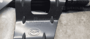 Osłona poszycie słupka regulacja pasa lewy tył Mazda 6 II GS2A68291 7