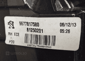 Peugeot 308 T9 HB lampa tył tylna prawa lewa9677817580 9677817680 7