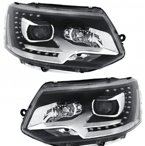 LAMPY Reflektory VW T5 2010-15 DRL XENON LOOK 2