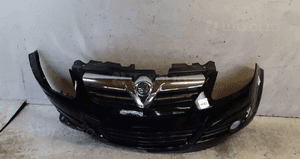 Zderzak przód przedni opel corsa d Z20R czarny halogeny 1