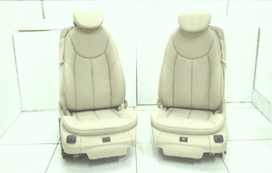 Fotele fotel pasazer kierowca kolor beige 205A wentylowane mercedes sl R230 2