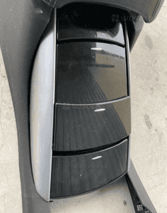 mercedes r 251 podłokietnik skóra tunel Cup holder  schowek dekor 8