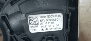 Peugeot 308 1.6 HDI pedał potencjometr gazu 9681530380  9681844480 4